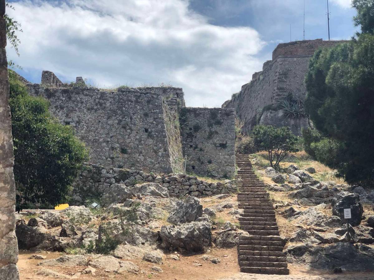 The ruins of Mycenae.