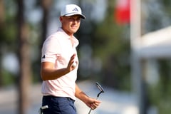 SWEDISH DELIGHT: Aberg posts 1-shot lead as rivals fade