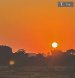 Sunset's enthralling beauty
