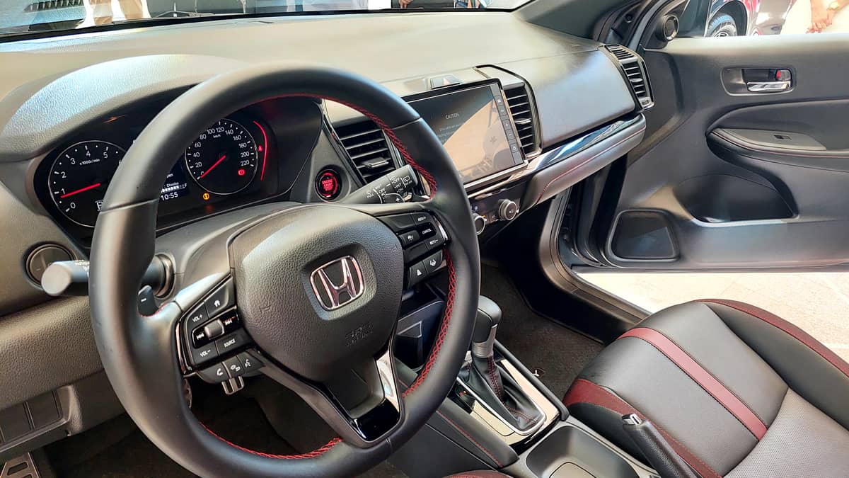 Upgraded The Honda City Hatchback remains the same inside but with a new upgrade — Honda SENSING.