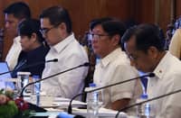 (File photo) President Ferdinand Marcos Jr., along with other cabinet officials