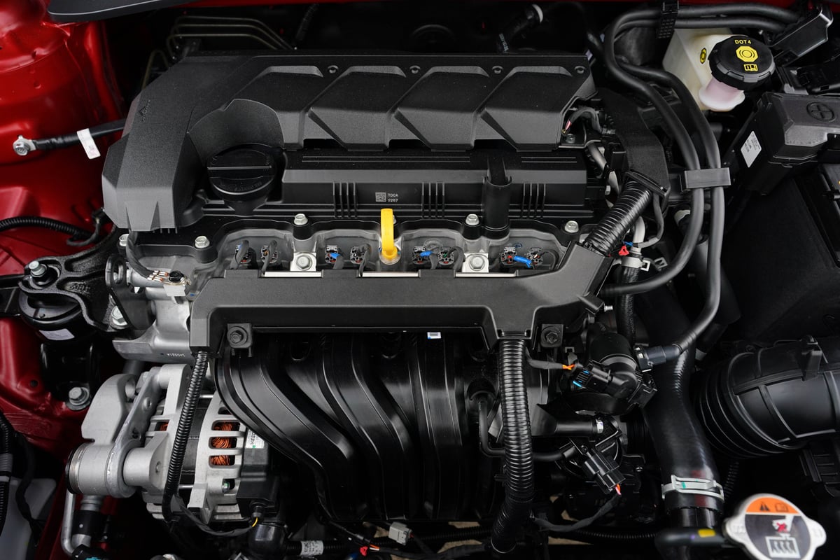 Under the hood The Kia Sonet is powered by a 1.5L In-Line 4-Cylinder Dual Port Fuel Injected Smartstream gasoline engine.