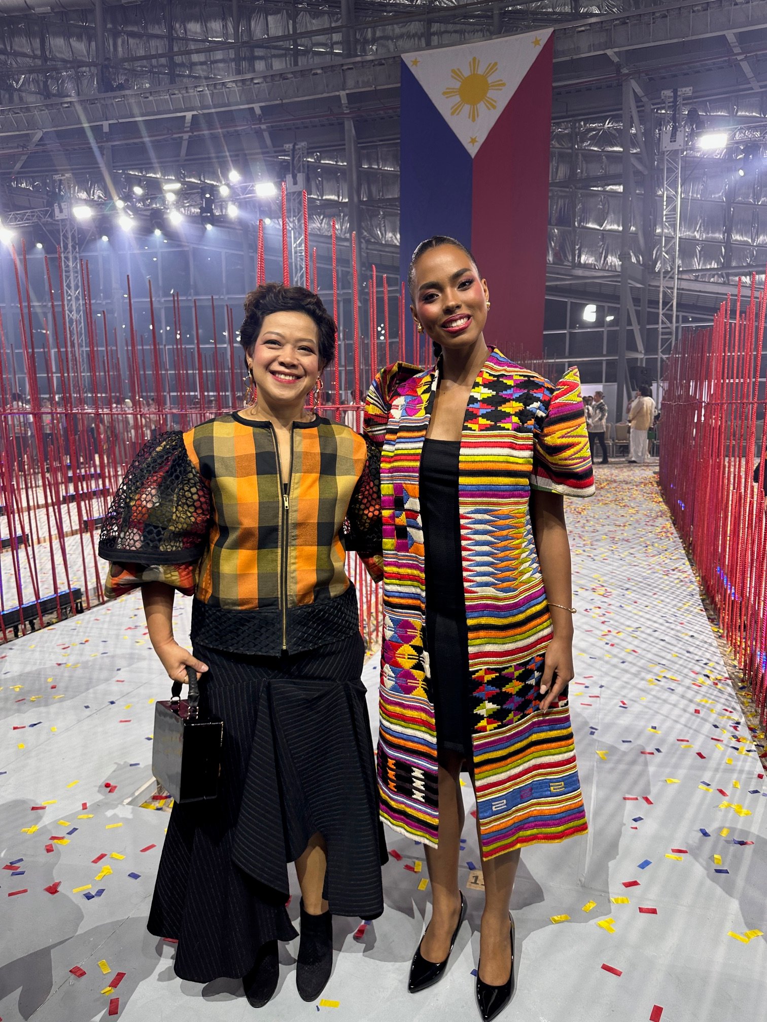 THE author with Miss Universe Philippines 2024 Chelsea Manalo.