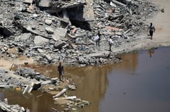 Israel hits Gaza as tensions surge on Lebanon border