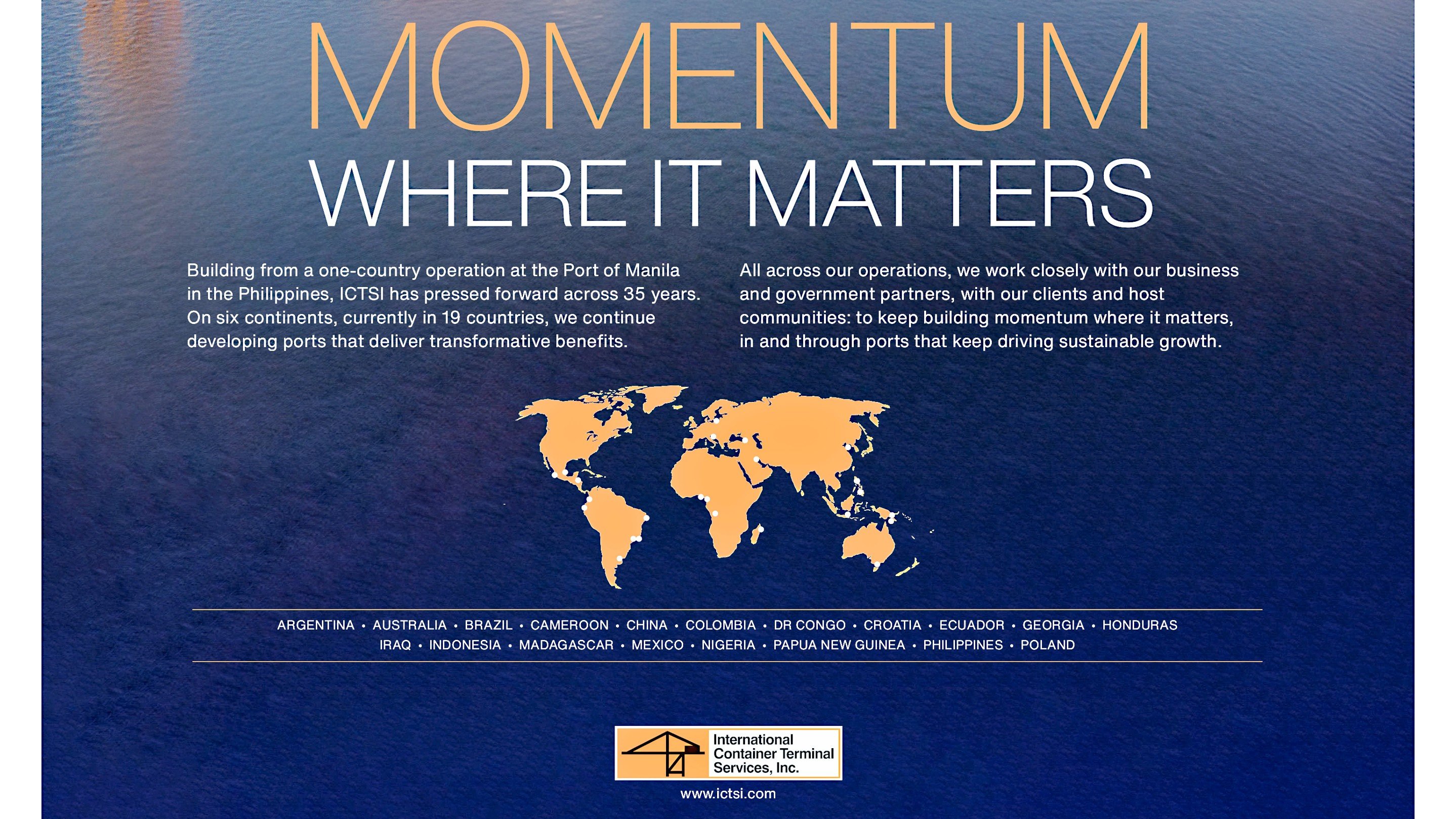International Container Terminal Services, Inc. (ICTSI)