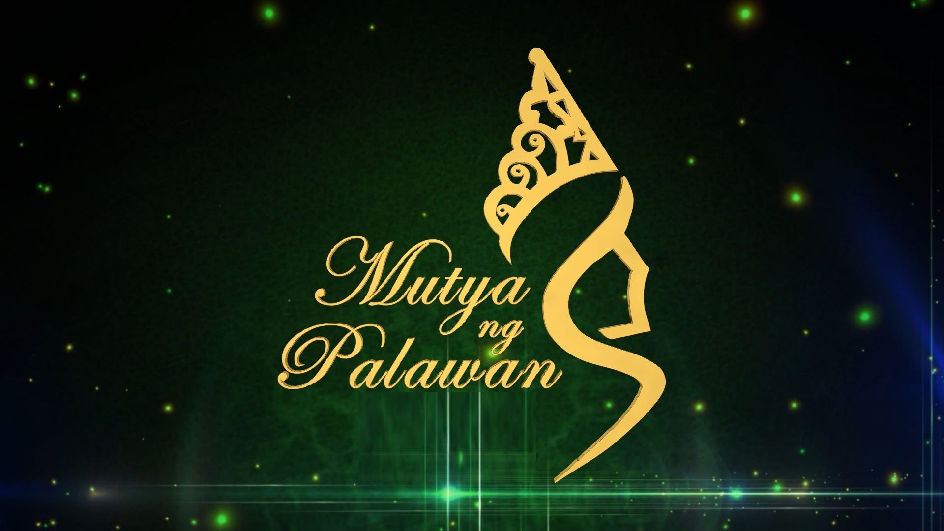 Mutya ng Palawan contestants in metallic swimsuit