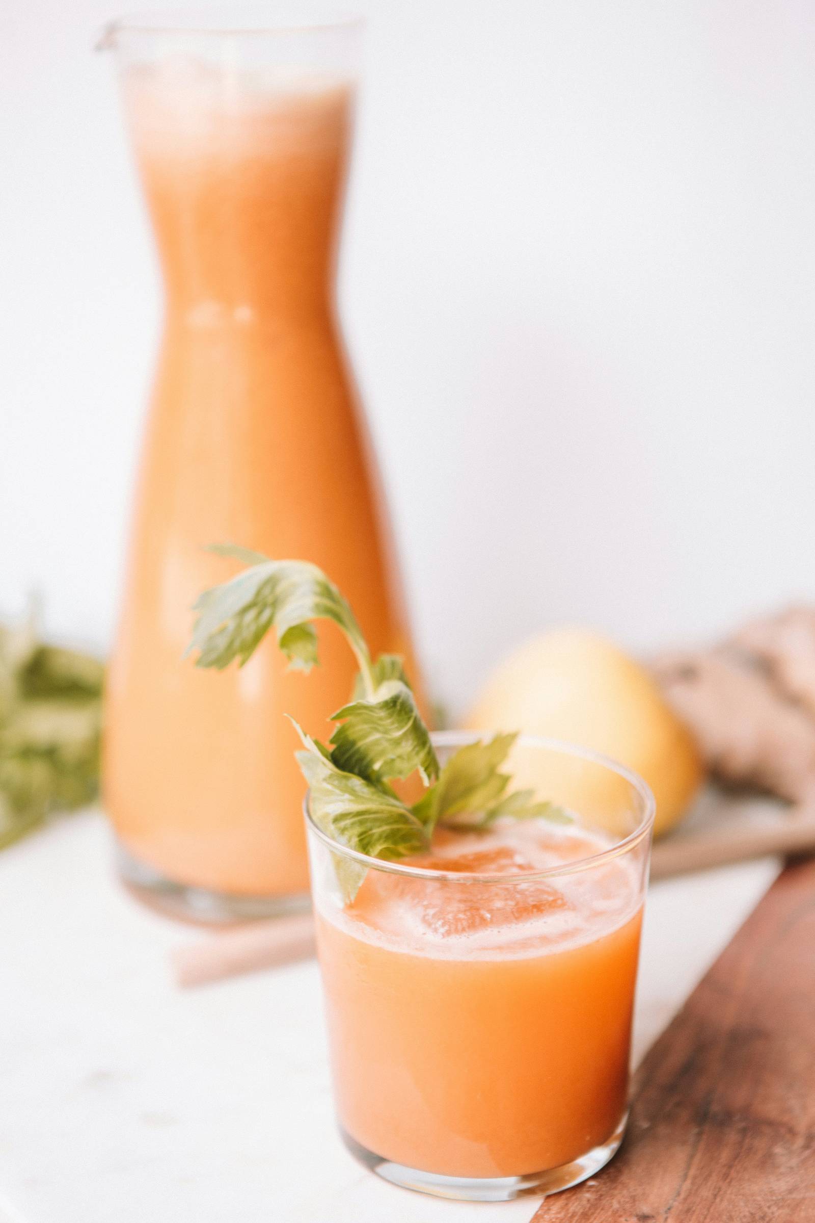 CARROT juice is good for the immune system.