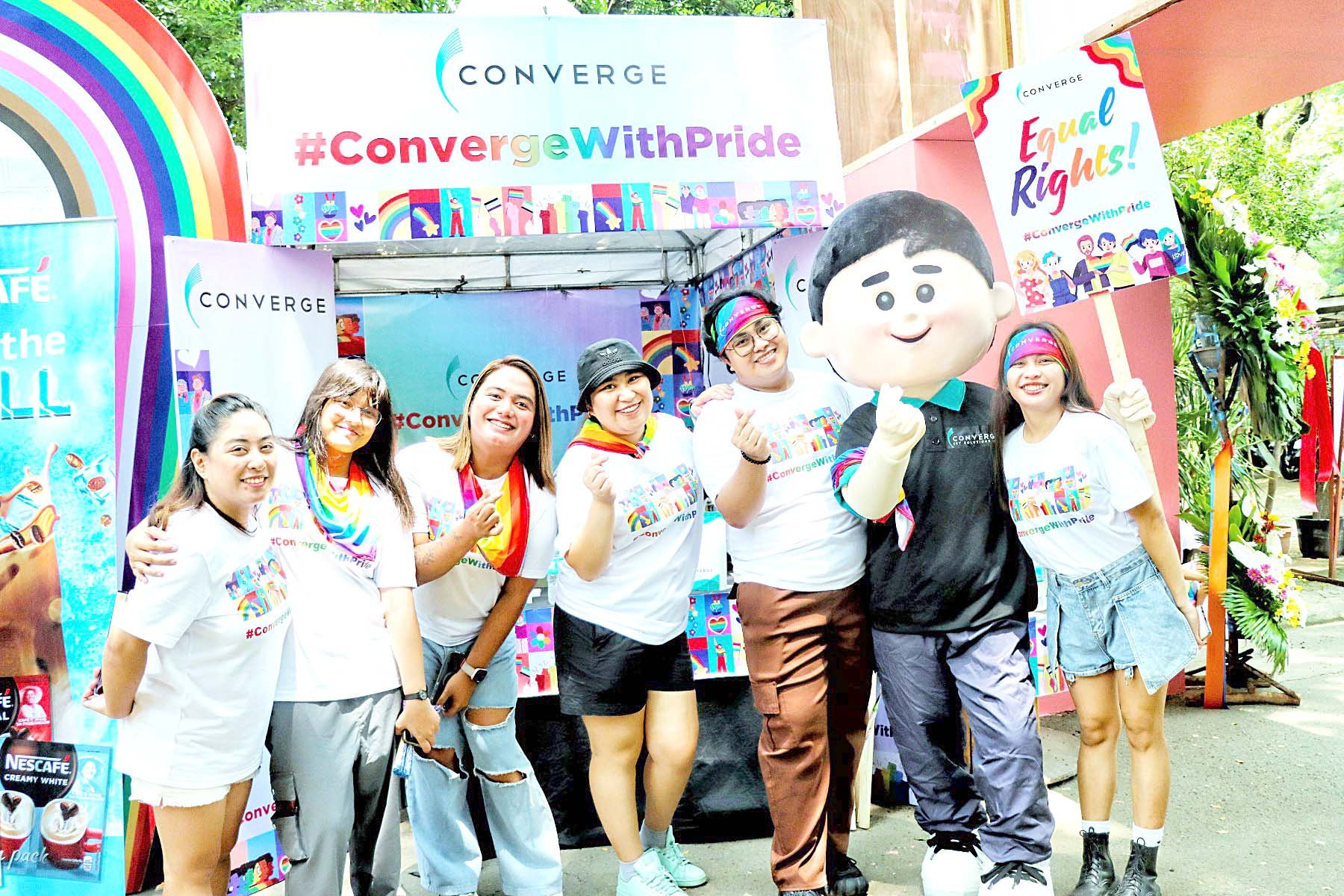 Converge raises the rainbow flag 
at the biggest Pride Festival in SEA