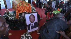 Ivory Coast’s ex-president buried 10 months after death