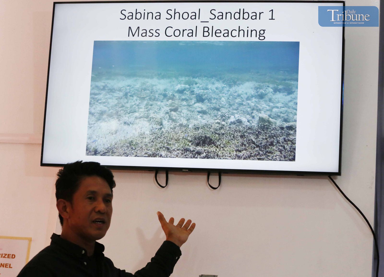 ECOLOGICAL DISASTER IN ESCODA SHOAL HIGHLIGHTED AT NEWS FORUM