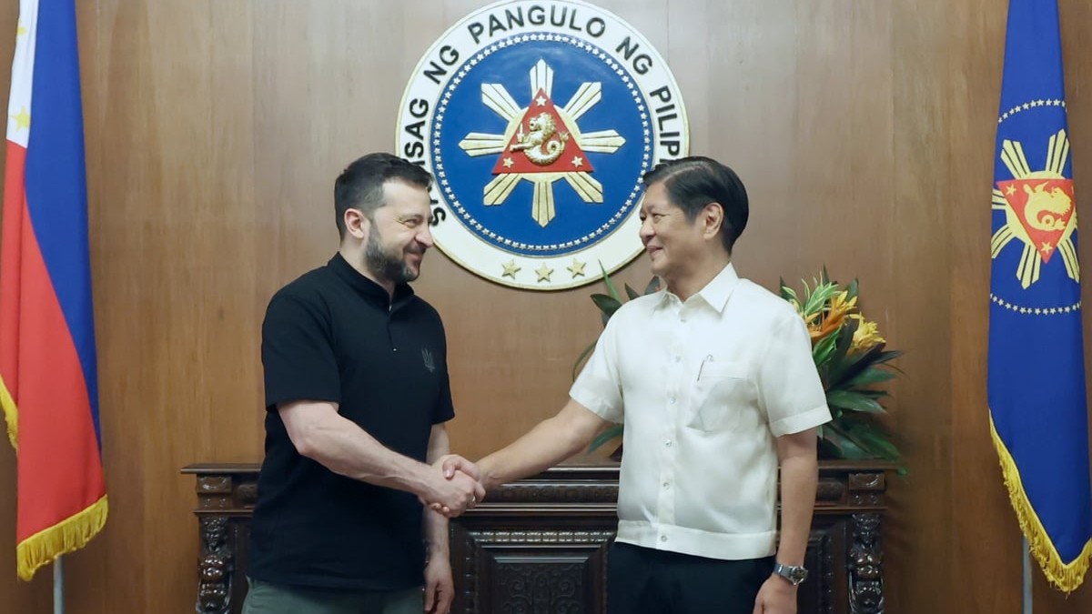 Marcos pledges support as Ukraine's Zelensky visits Manila