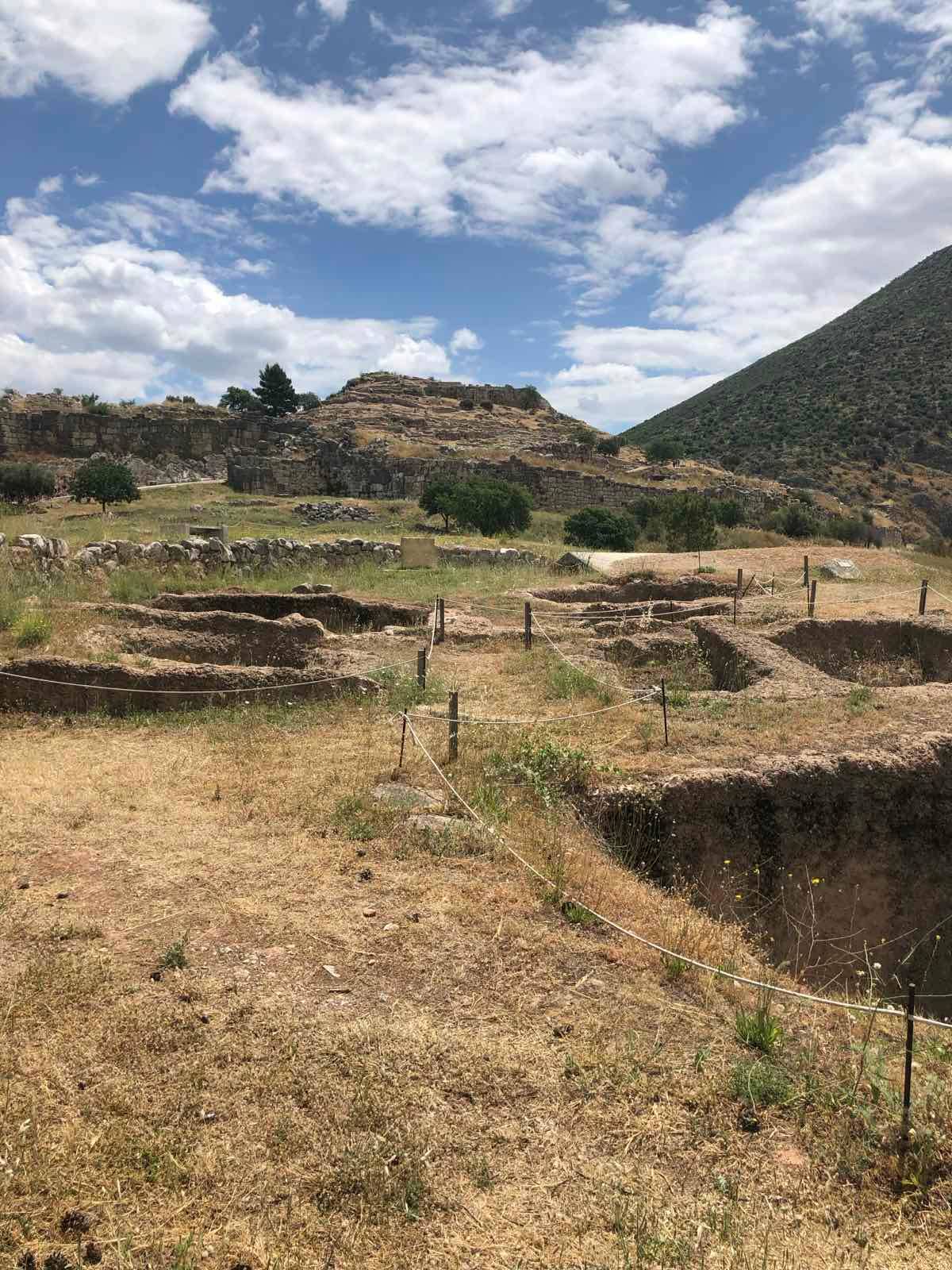 Royal burial sites.