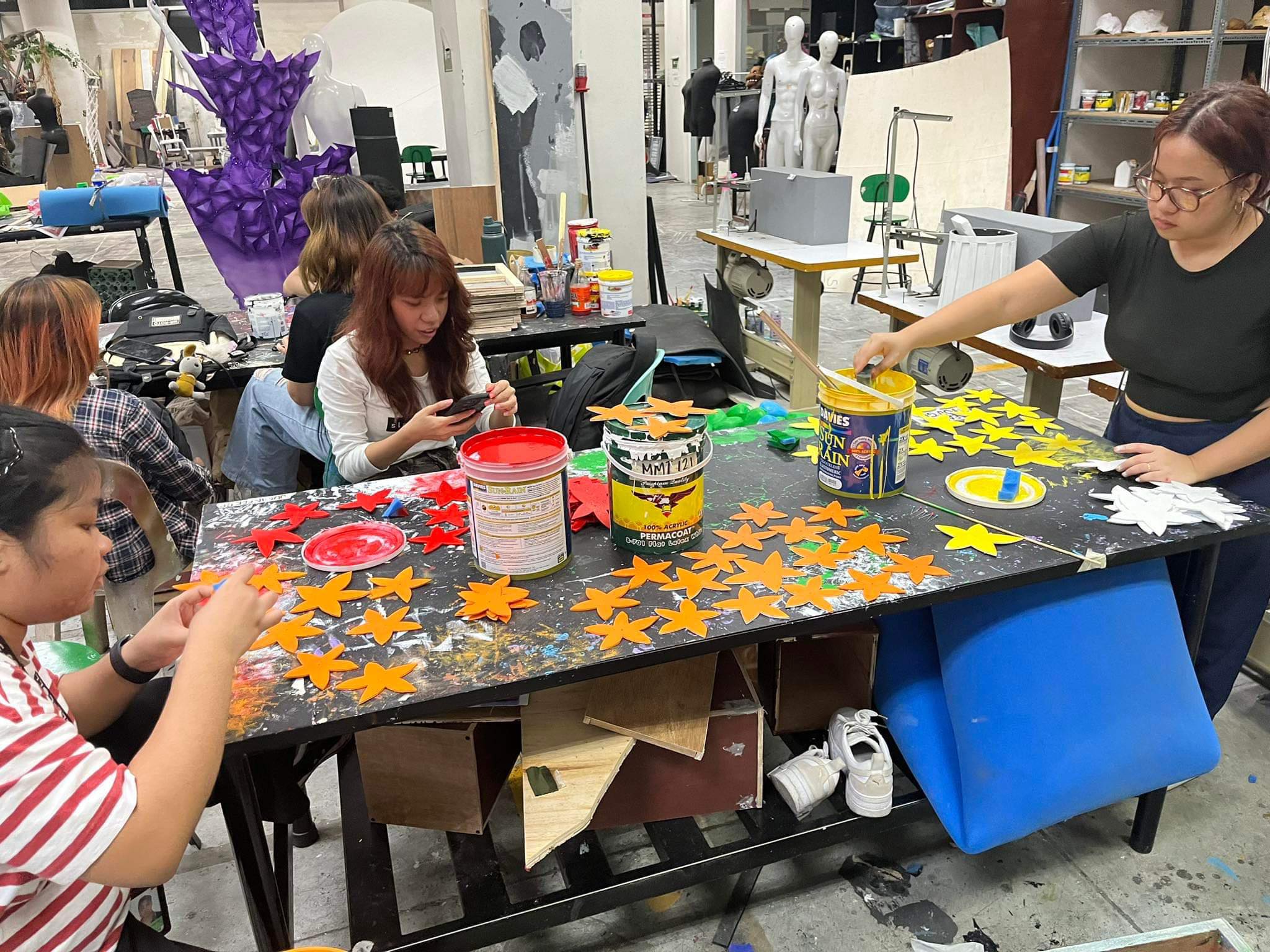 Behind the scenes of the ‘Mystery Magical Trip’ exhibition.