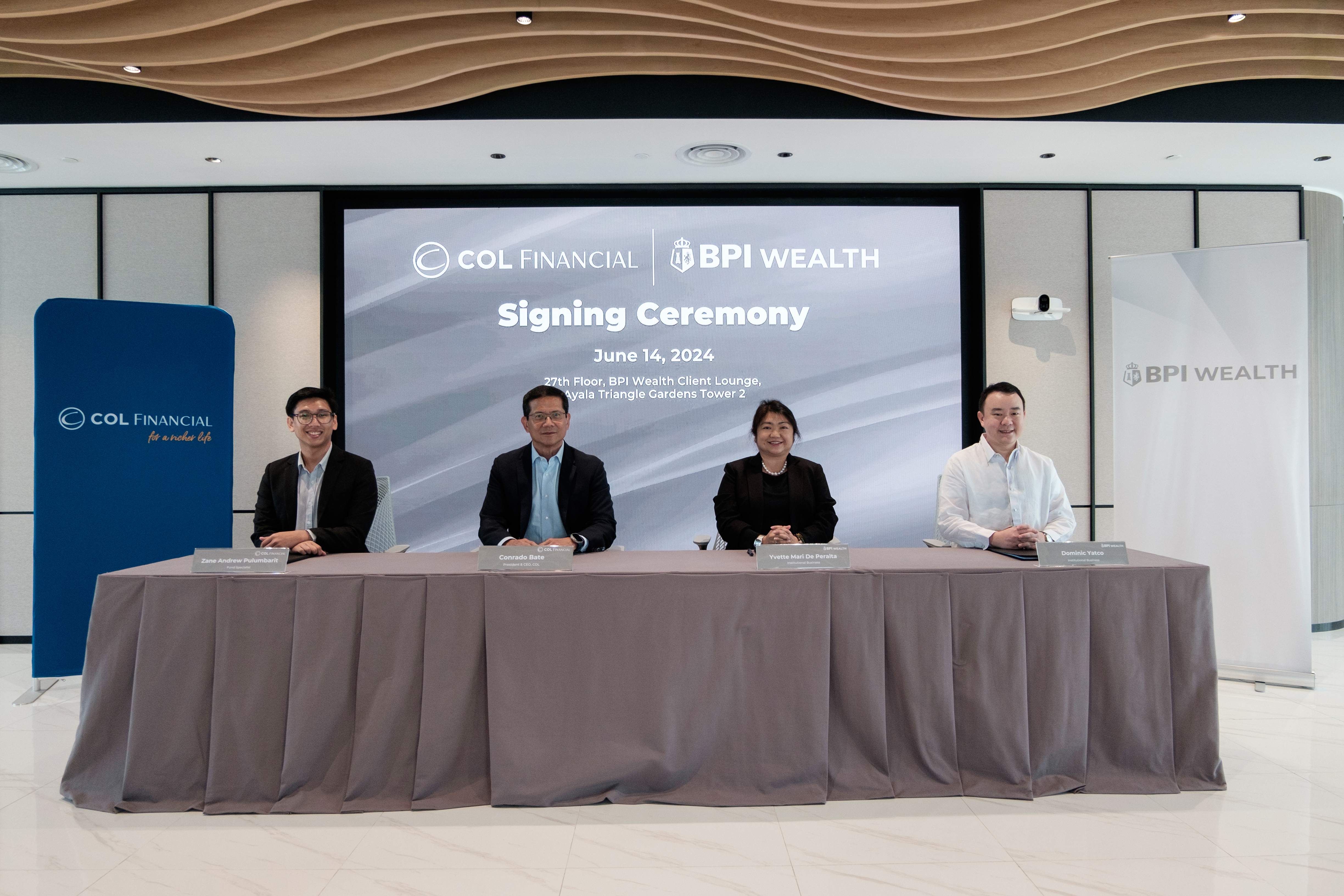 BPI Wealth inks deal with COL Financial to expand investment options for Filipinos 