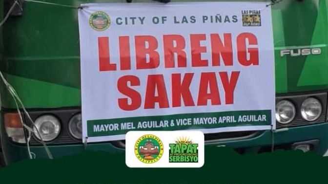 Free ride in Las Piñas City