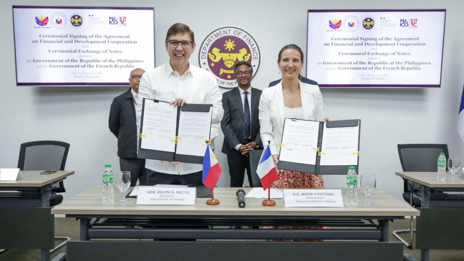 DoF, France ink financing deal 