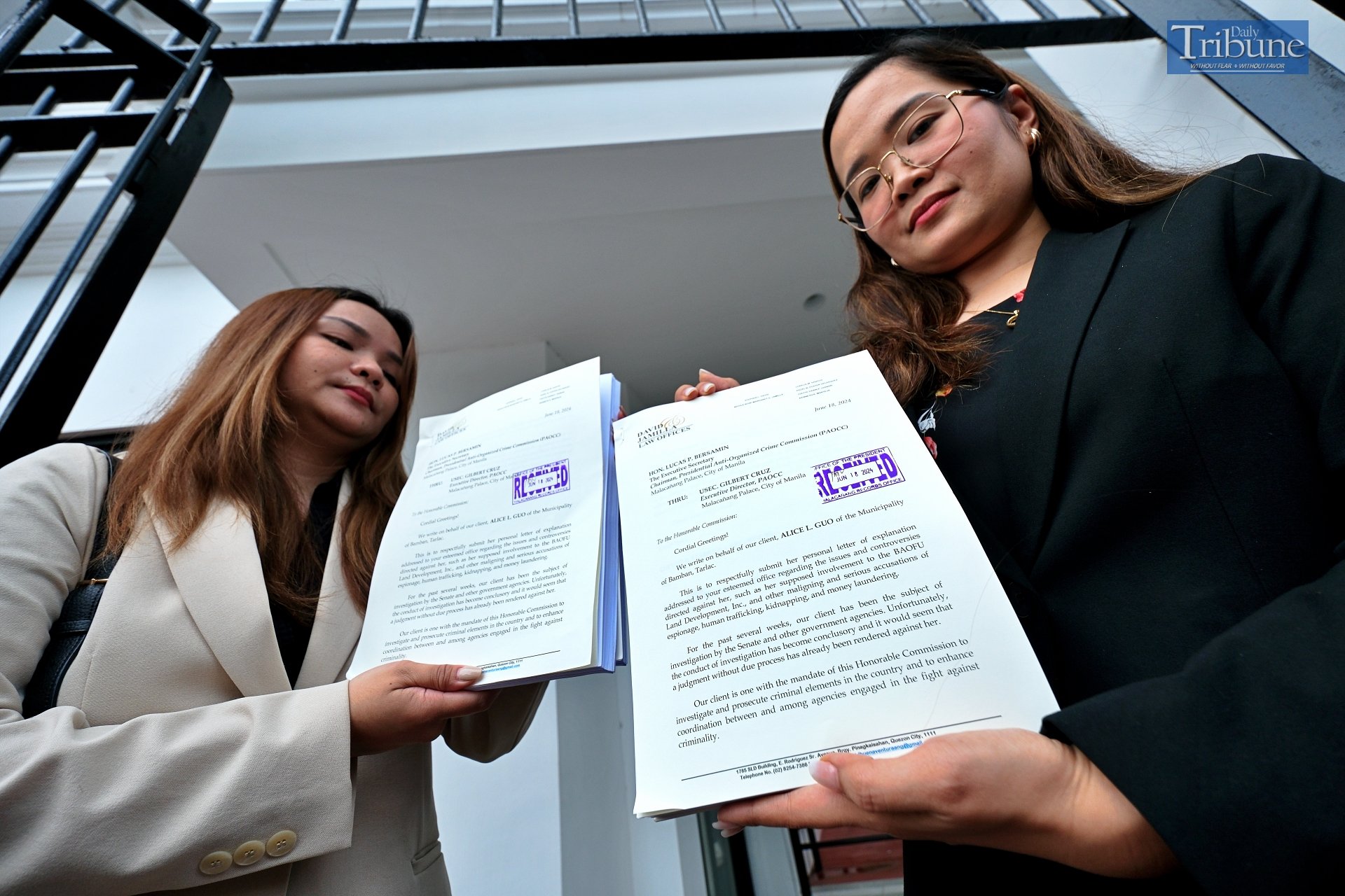 Mayor Guo's clarification letter