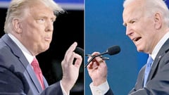 Trump reacts as Biden signs with talent agency