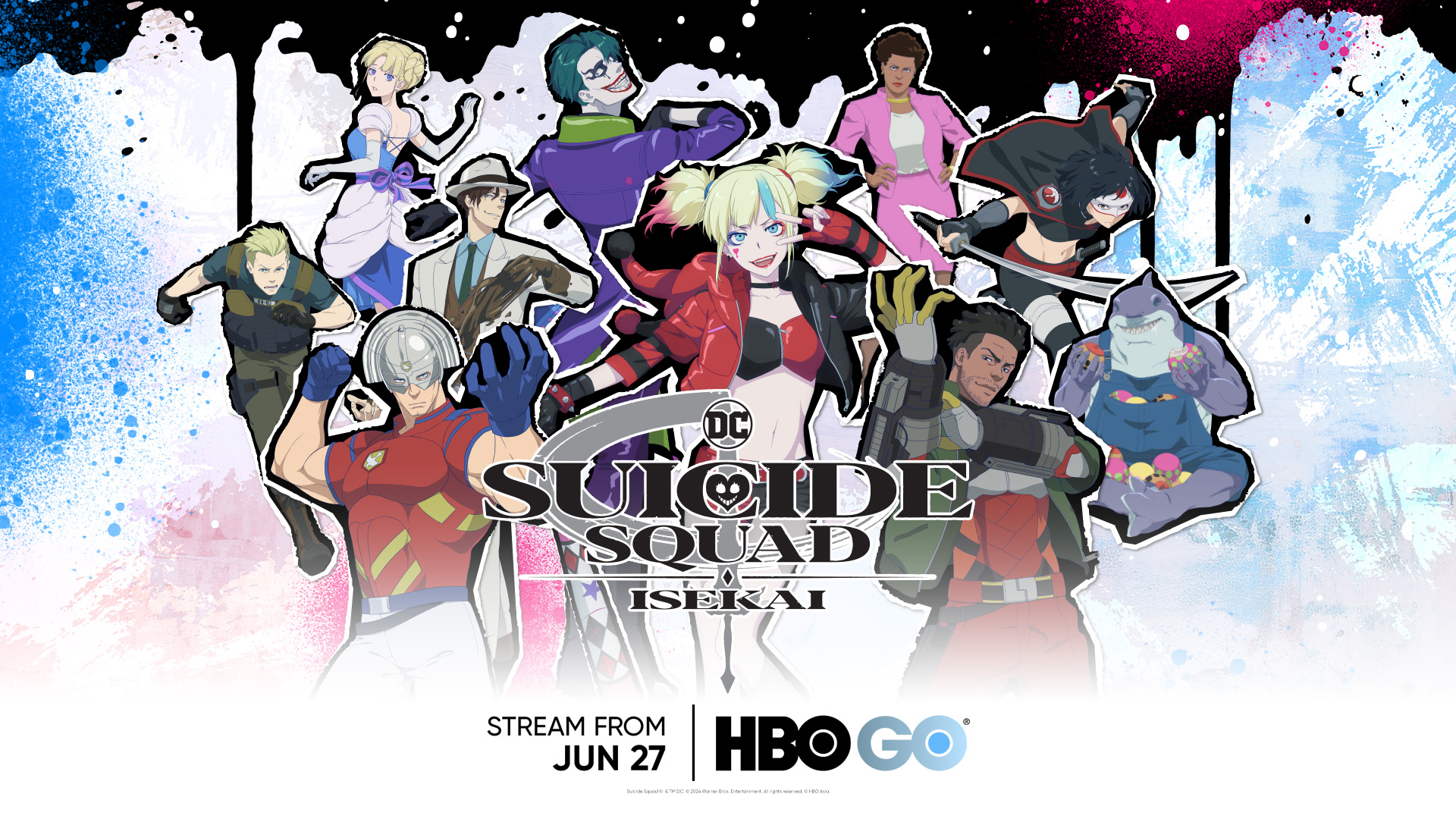 ‘suicide squad ISEKAI’ ON hbo GO 
