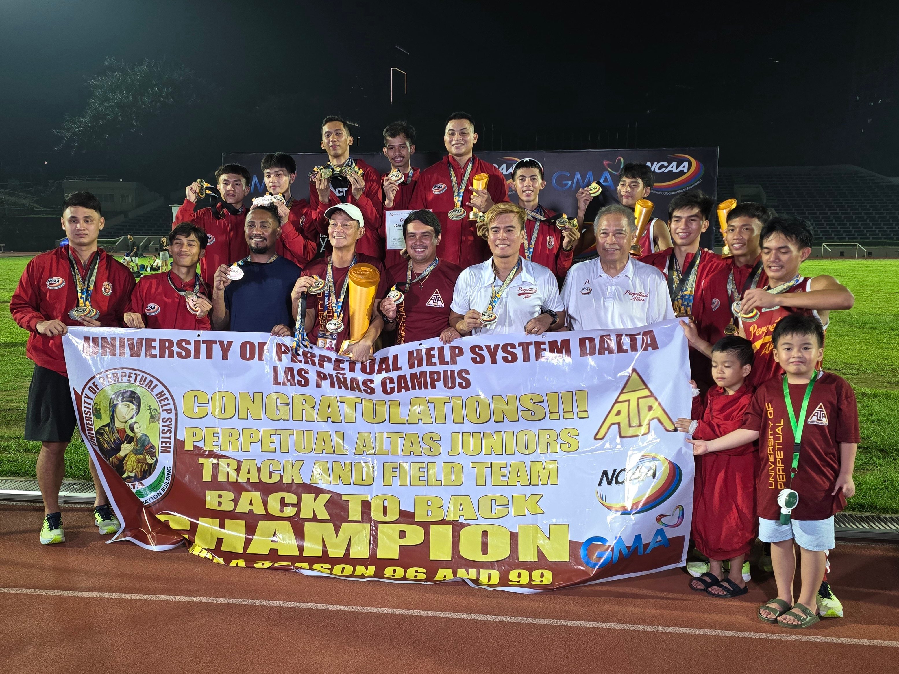 Pamumuno ng Junior Altas NCAA trackfest 
