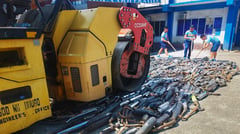 Davao destroys 623 modified mufflers