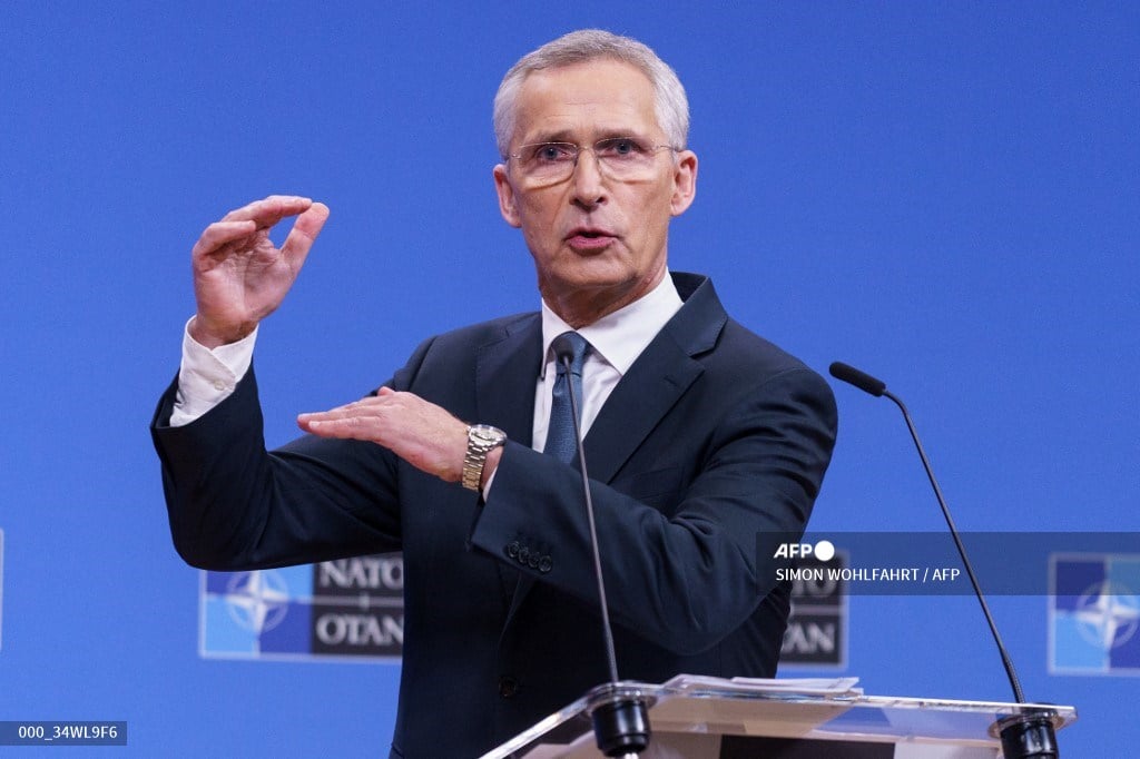 NATO chief warns China, says Ukraine 'path to peace' via weapons
