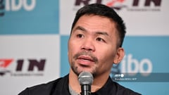 Pacquiao in talks over comeback but title fight 'far away'