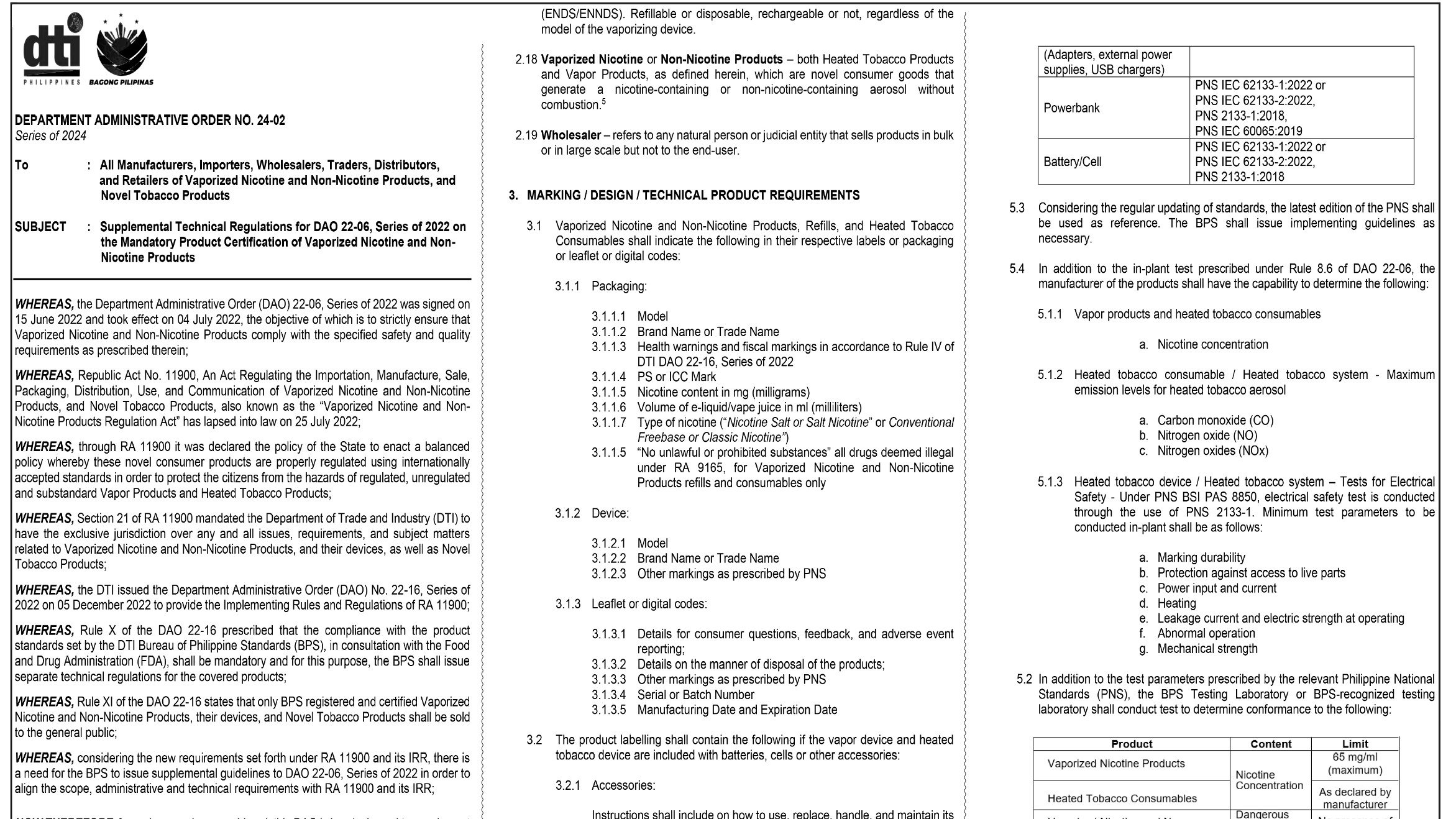 Department Administrative Order No. 24-02