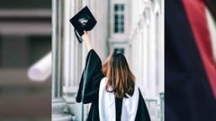 Graduating from the hallowed halls
of learning