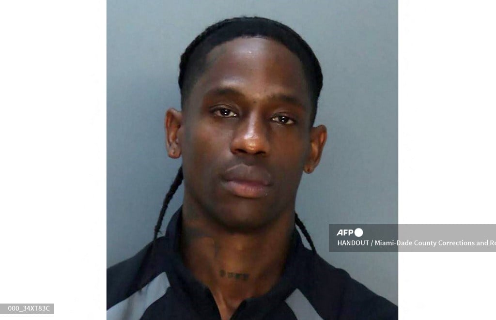 US rapper Travis Scott arrested in Miami for trespassing, intoxication

