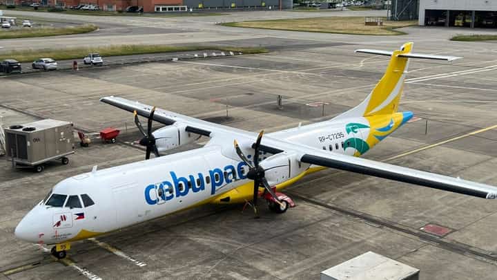 CEB's newest inter-island aircraft arrives in Manila