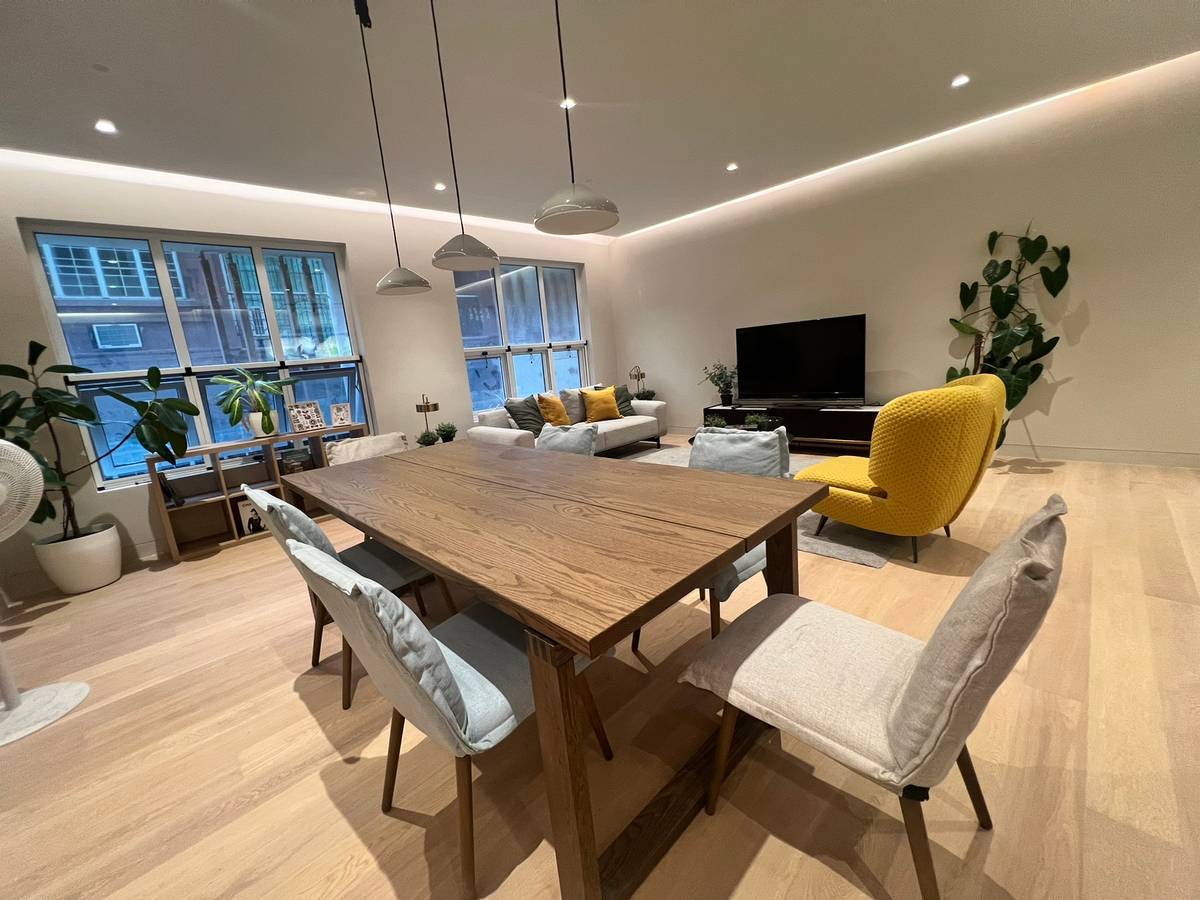 DINING and living area.