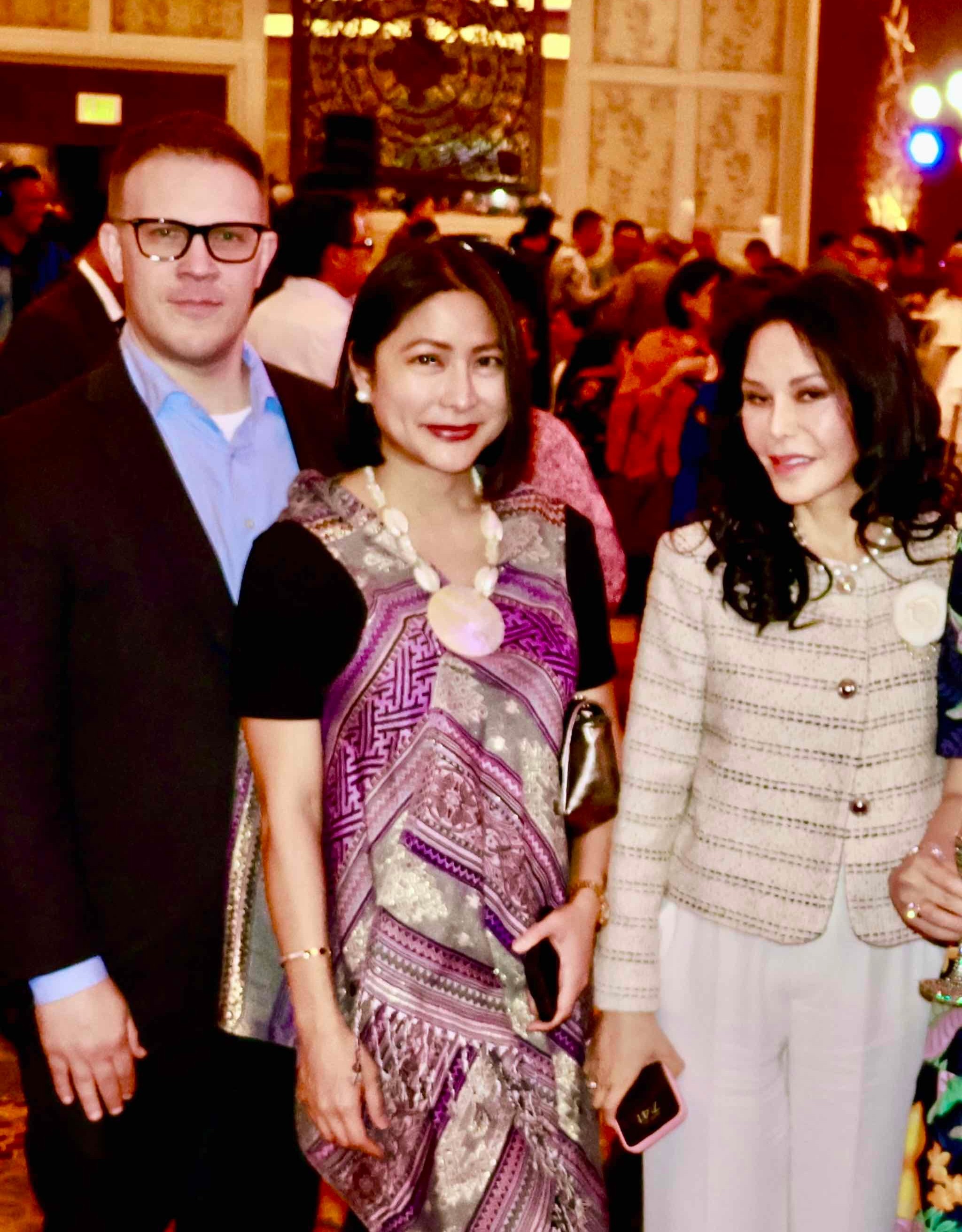 Evan McBride, Atty. Karen Jimeno and Ching Cruz.