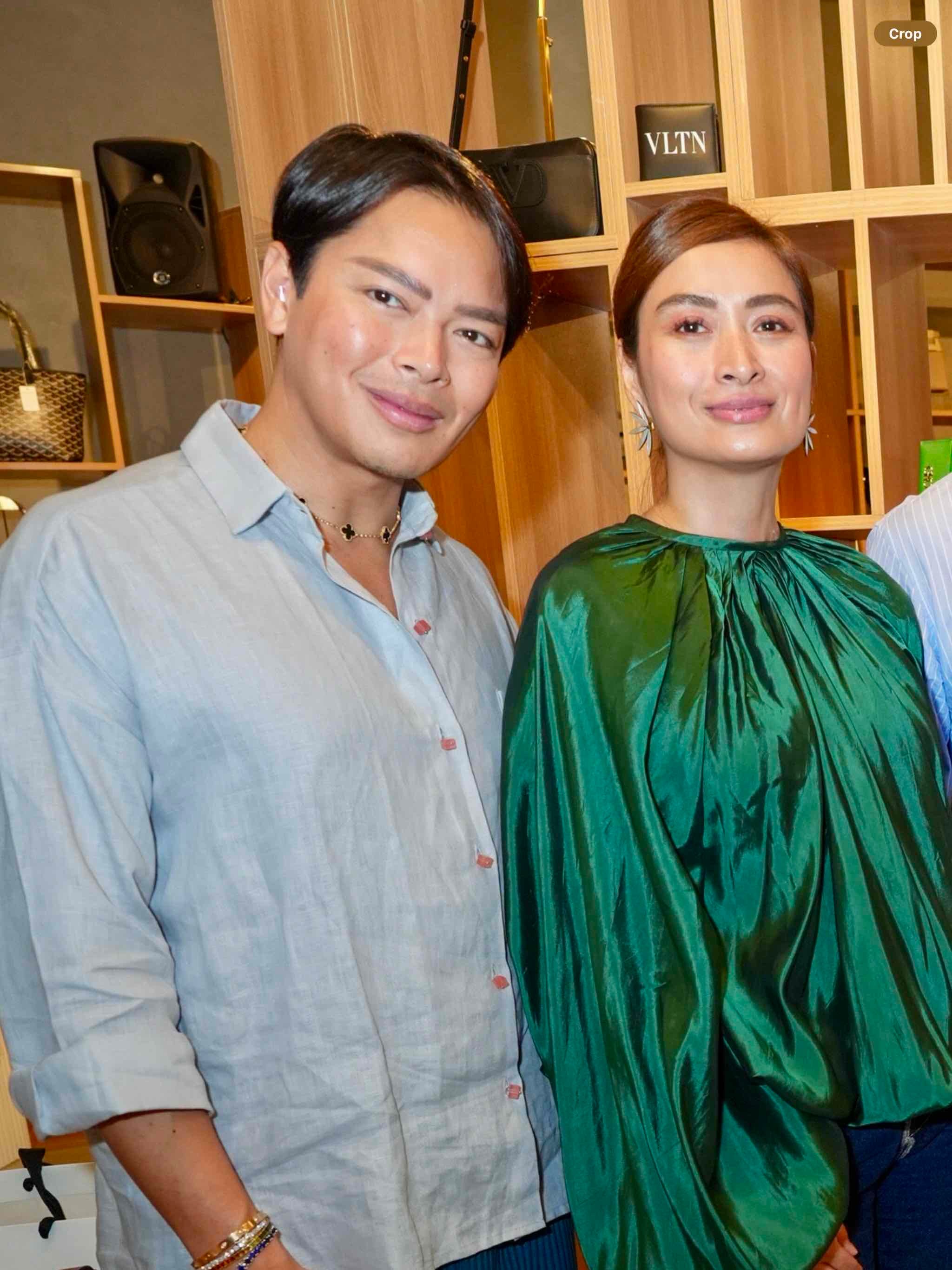 Dong Ronquilo and Pamela
