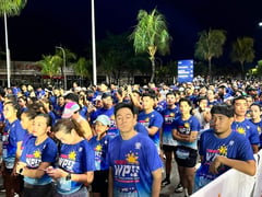 Over 7K Filipinos run for West Phl Sea
