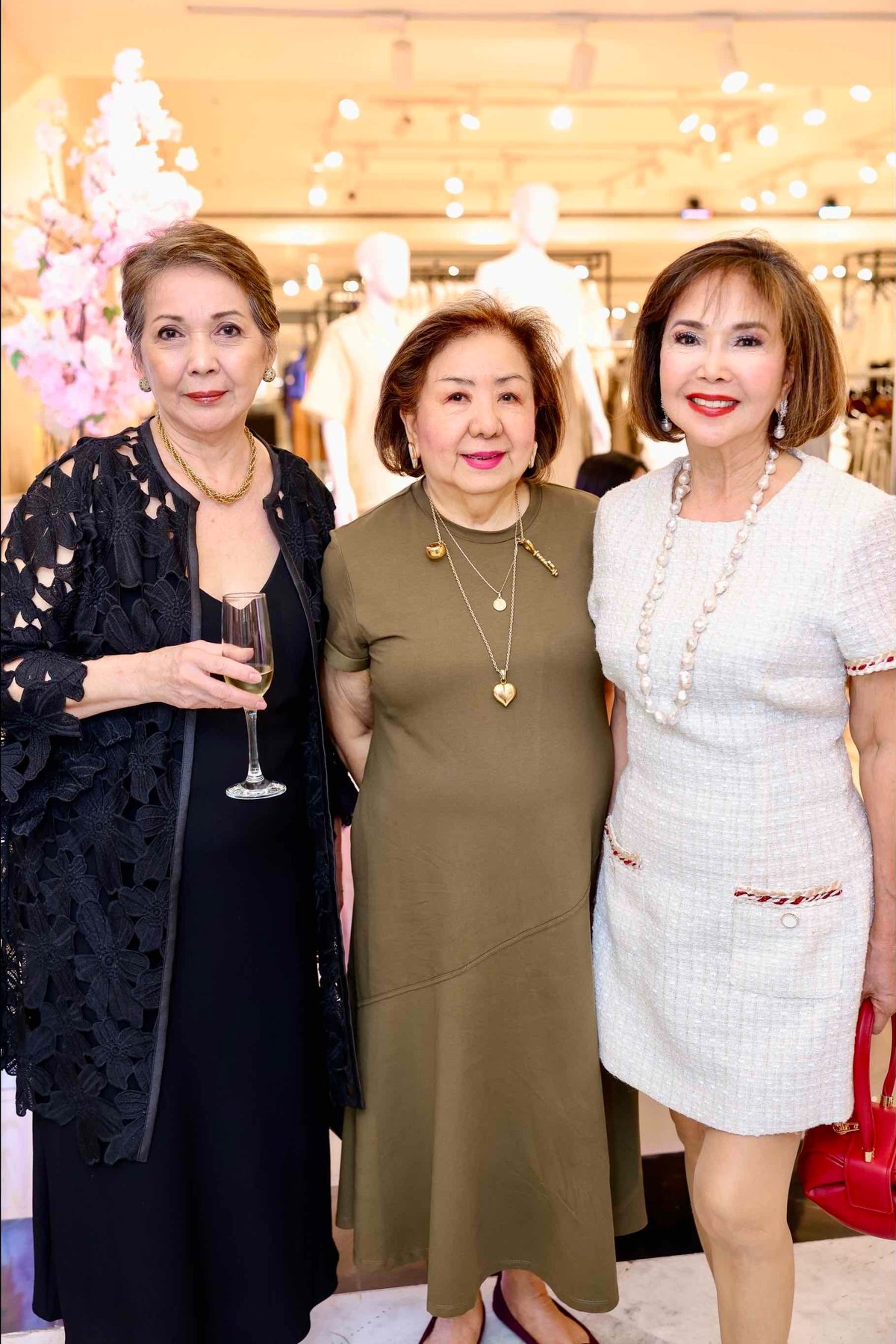 Peching Gomez, Fanny Blanco and Consul General of Monaco Fortune Ledesma.