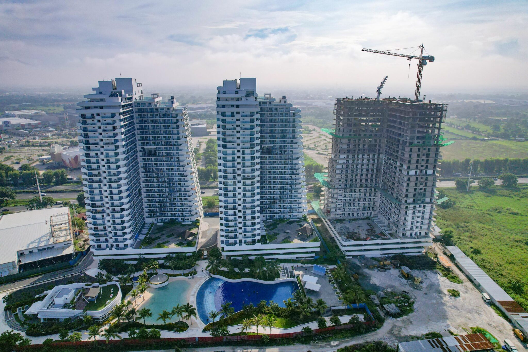 Azure North tops off third tower