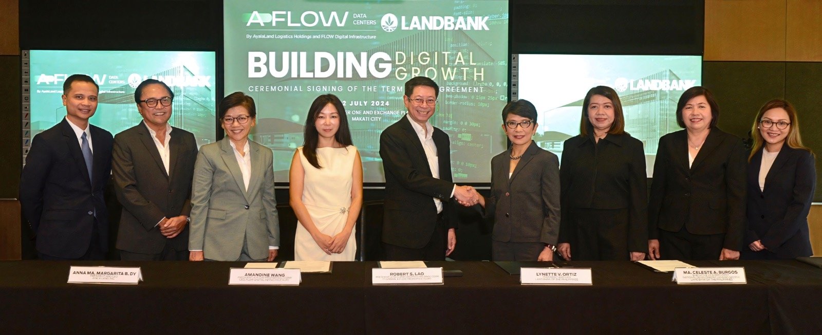 A-FLOW signs P2.4-B Tranche 1 loan of  P10.8-B 10-year facility with LANDBANK