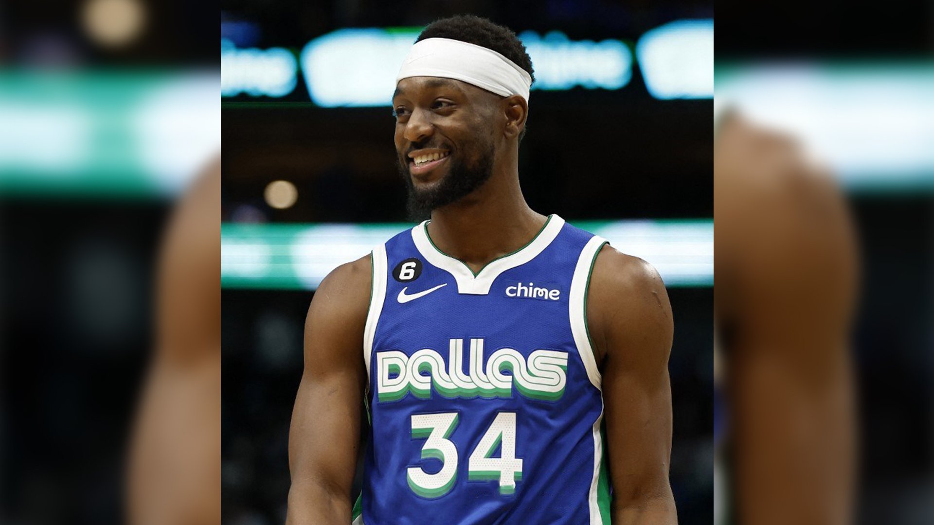 Kemba hangs jersey