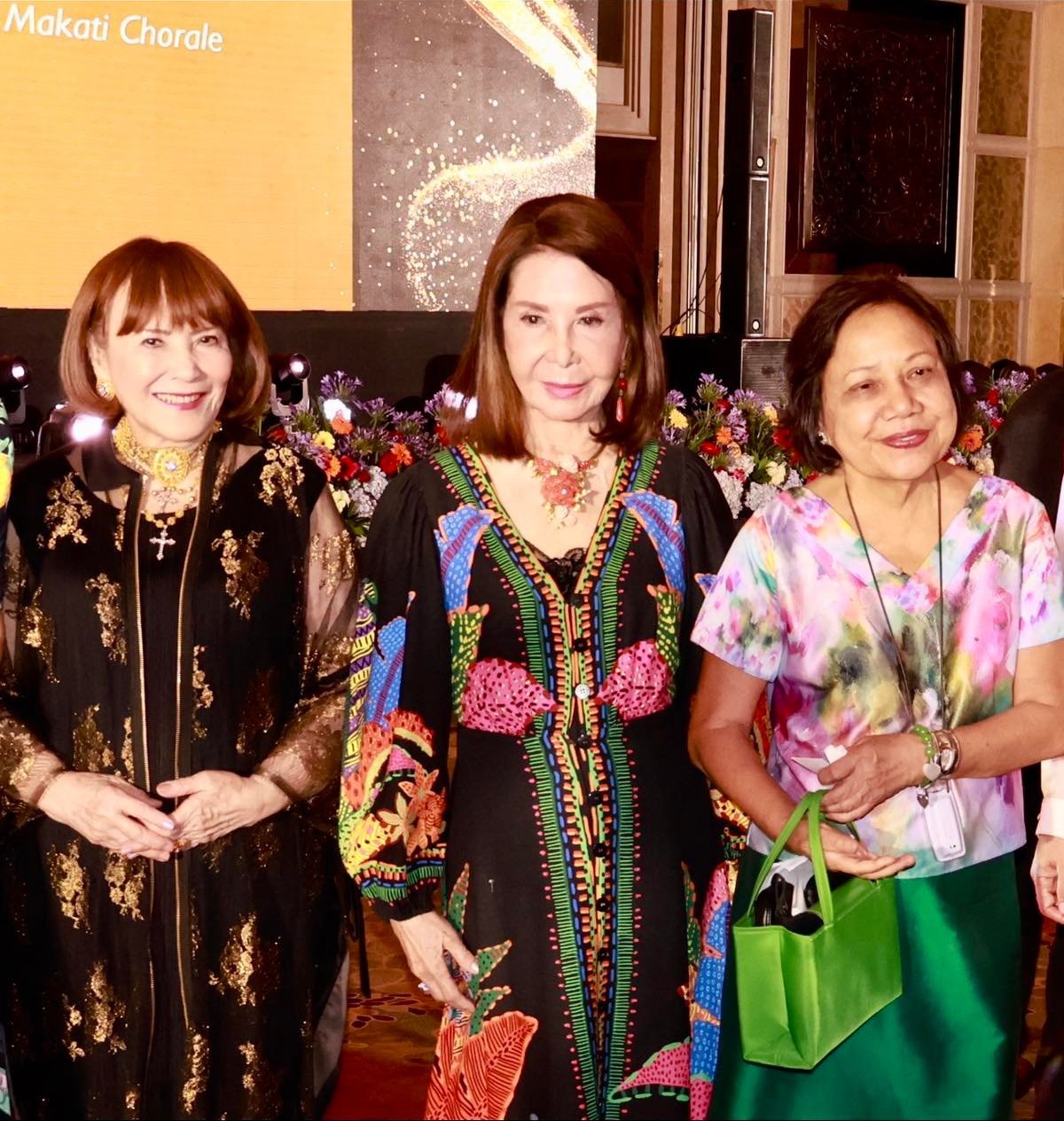 Consul Amelia Ablaza, Angola Consul Helen Ong and Senator Cynthia Villar.