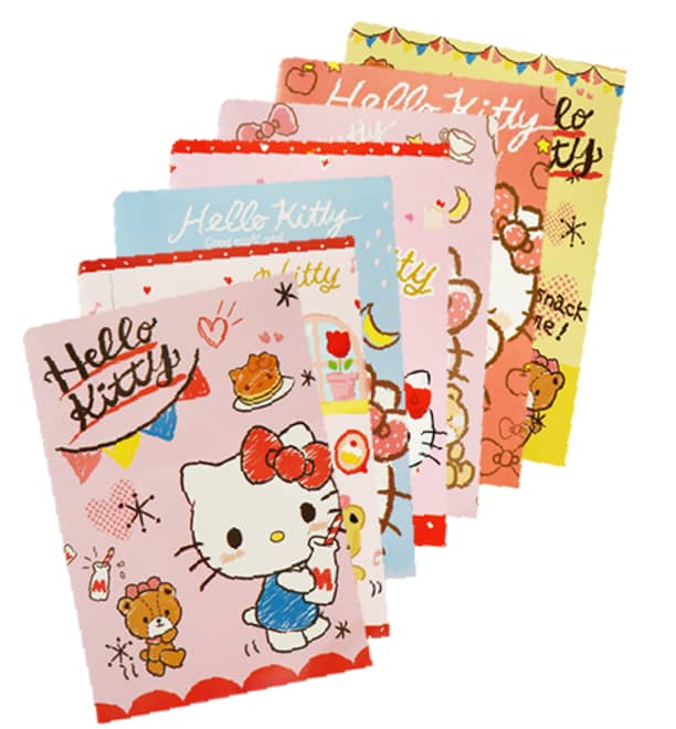 Sanrio Notebooks.