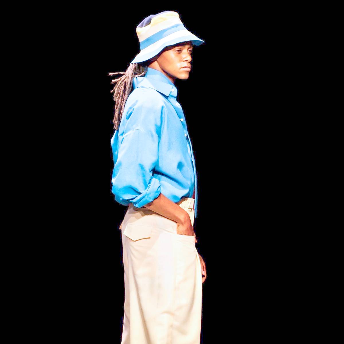 light silhouettes and vibrant color-blocking styles.
