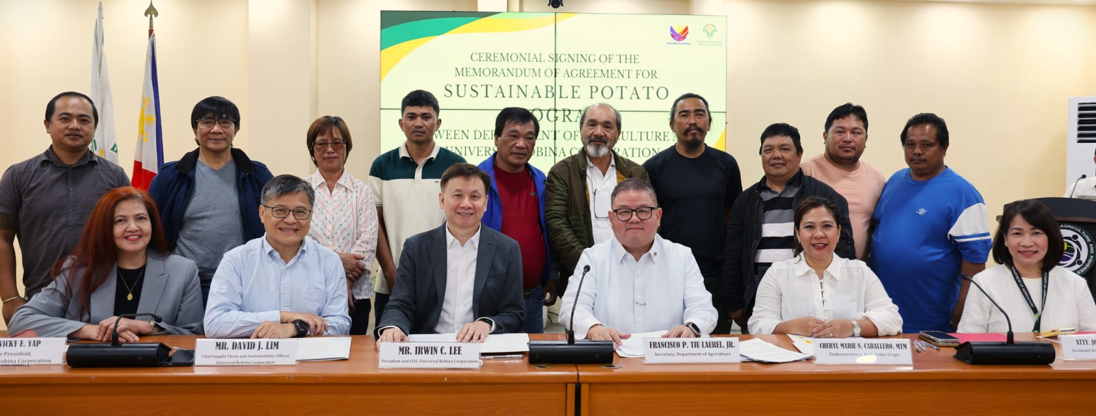 DA, URC ink 5-year deal boosting Phl potato industry