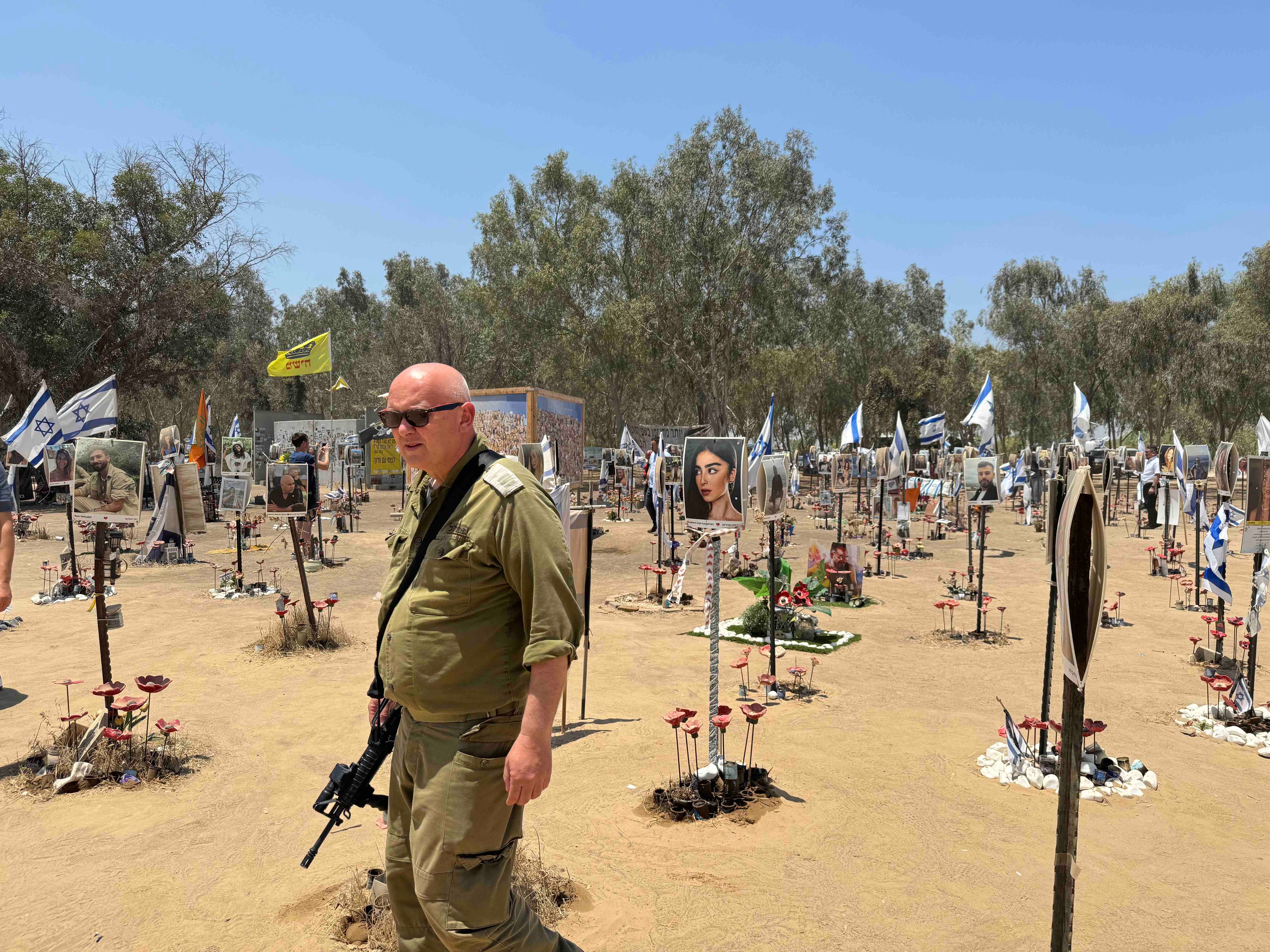 MARKERS OF RE'IM MASSACRE VICTIMS