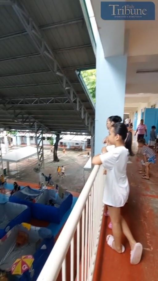 Marikina evacuees at Malanday Elementary School