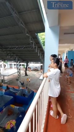 Marikina evacuees at Malanday Elementary School
