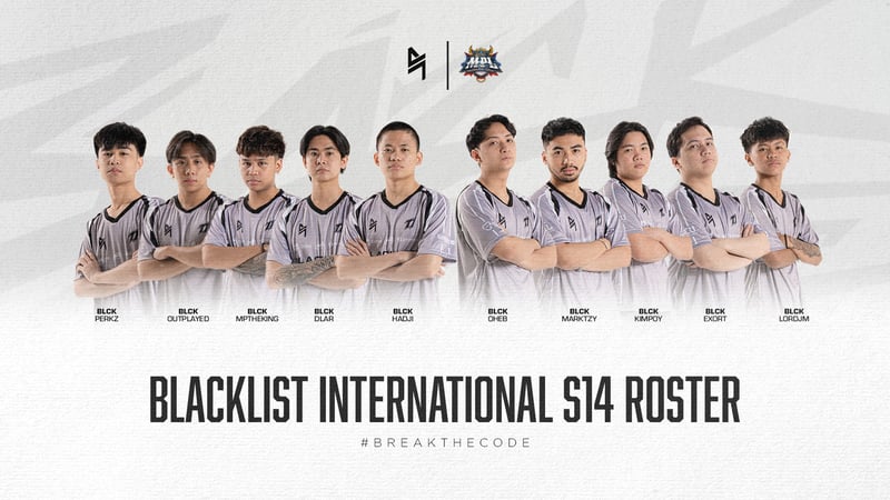Blacklist Int'l unveils MPL Season 14 roster