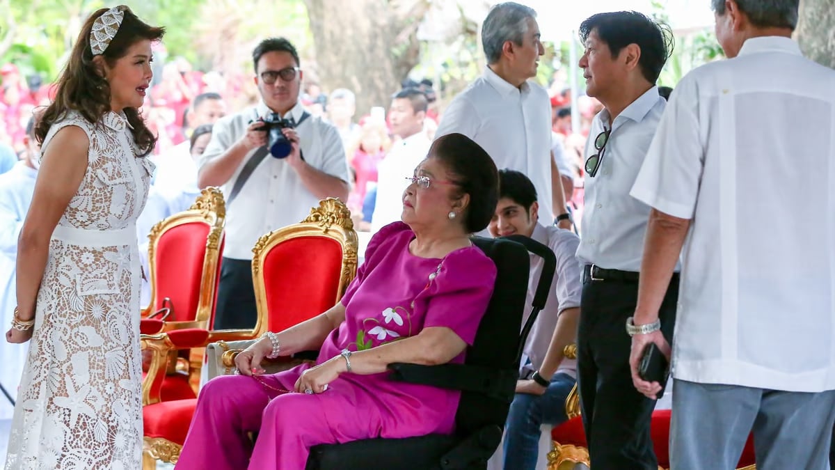 PBBM, Liza greet ‘Mama Meldy’ on her 95th