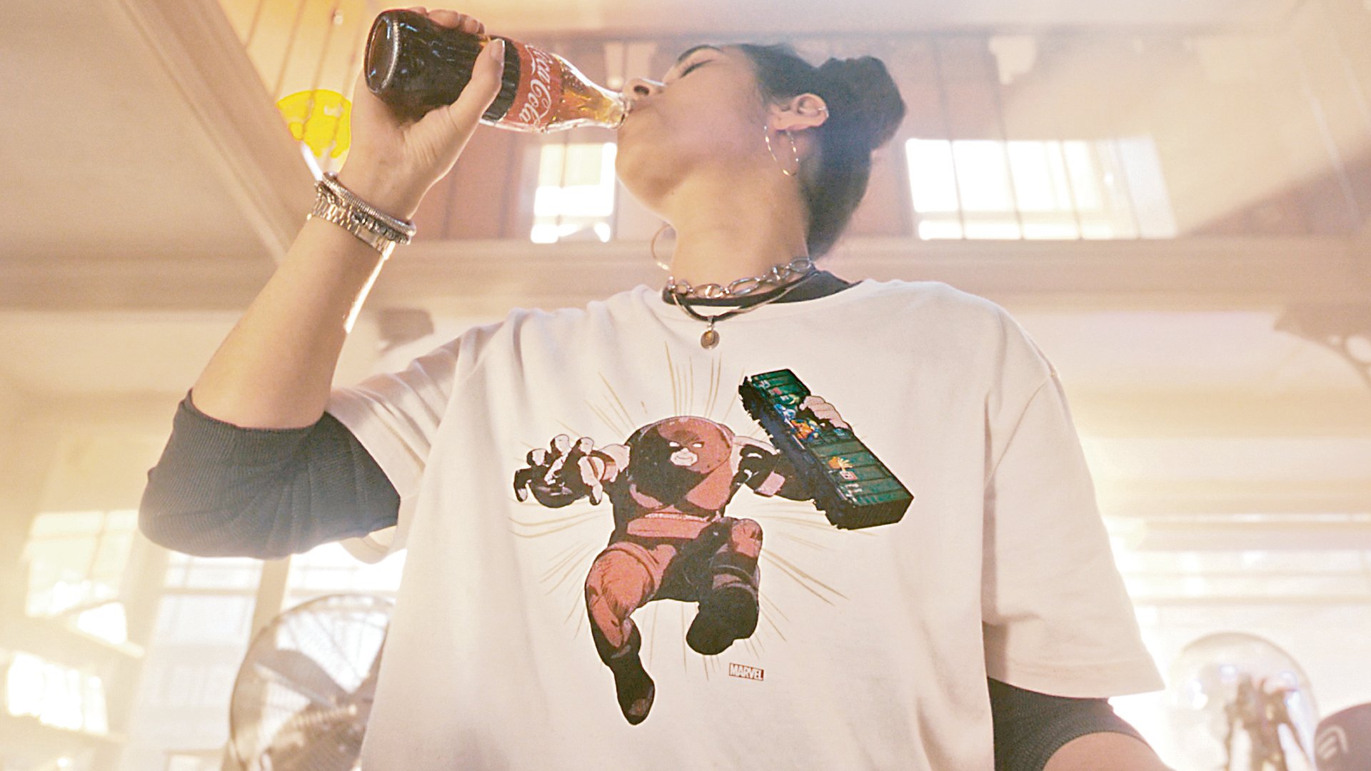THE collaboration kicked off with a digital film featuring the exclusive cans and Marvel heroes.