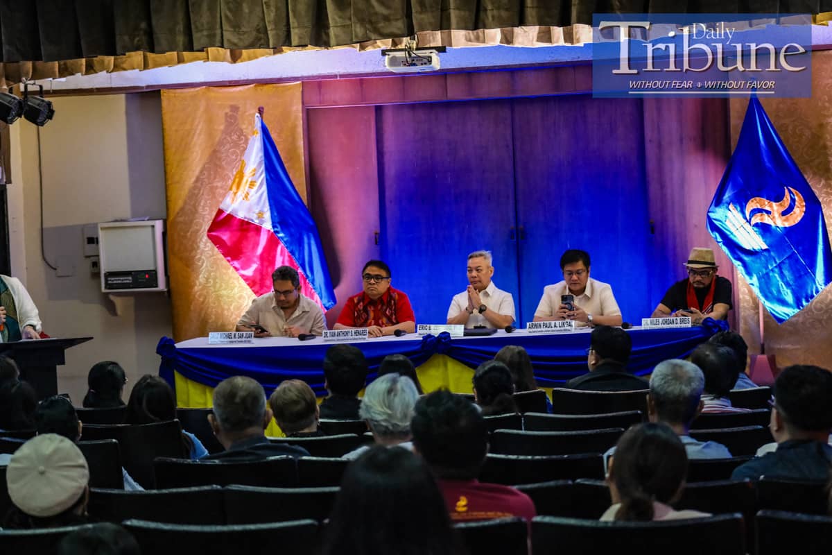 From left to right: David Michael San Juan, Dr. Ivan Anthony S. Henares, Eric B. Zerrudo, Arwin Paul A. Lingat,  and Dr. Niles Jordan D. Bries during the press conferrence of the National Commission for Culture and the Arts (NCCA) announcing the Competitive Grants Program 2025, amounting to P133 million, with a submission deadline of August 31, 2024. Authorized by Republic Act 7356, the program aims to provide grants to individuals and organizations that significantly contribute to Philippine culture and arts. The grants focus on four strategic outcomes: reaffirming Filipino identity, harnessing creativity, establishing inclusive communities, and enhancing culture-responsive governance. The rigorous selection process evaluates proposals based on merit and alignment with the NCCA's priorities, categorized under four Subcommissions. PHOTOS BY YUMMIE DINGDING